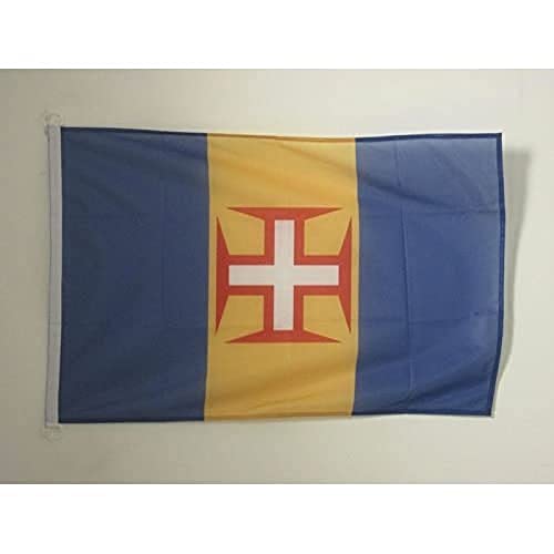 AZ FLAG Madeira Vlag 90x60 cm voor buiten Portugal Maderische vlaggen 90 x 60 cm Banner 2x3 ft Gebreid Polyester met ringen