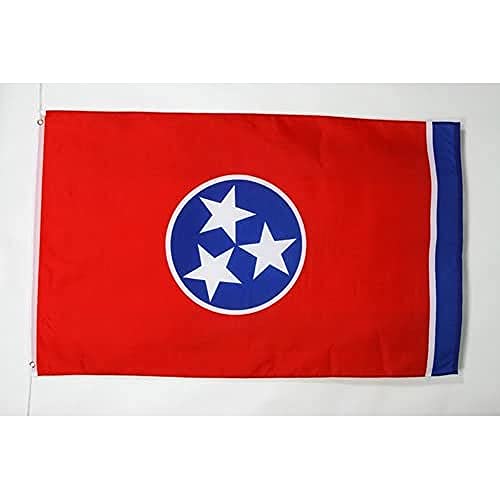 AZ FLAG Tennessee Vlag 150x90 cm Amerikaanse staat van Tennessee vlaggen 90 x 150 cm Banner 3x5 ft Hoge kwaliteit