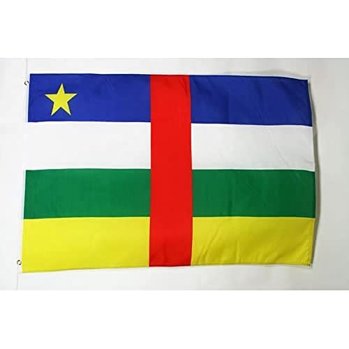 AZ FLAG Centraal-Afrikaanse Republiek Vlag 150x90 cm Centraal-Afrikaanse vlaggen 90 x 150 cm Banner 3x5 ft Hoge kwaliteit