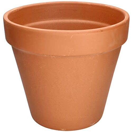 KOTARBAU ® Bloempot van terracotta diameter 29 cm bloempot met rand voor binnen en tuin