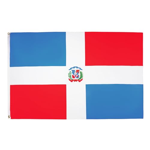 AZ FLAG Dominicaanse Republiek Vlag 90x60 cm Dominicaanse vlaggen 60 x 90 cm Banner 2x3 ft Hoge kwaliteit