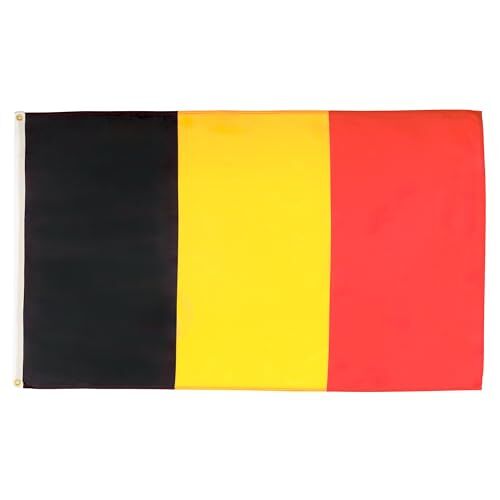 AZ FLAG België Vlag 90x60 cm Belgische vlaggen 60 x 90 cm Banner 2x3 ft Hoge kwaliteit