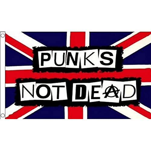 AZ FLAG Punkers niet Dead Vlag 150x90 cm UK punk Union Jack vlaggen 90 x 150 cm Banner 3x5 ft Hoge kwaliteit