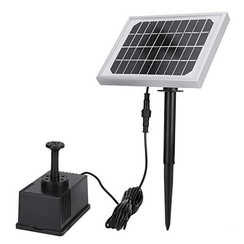 Zerodis Fontein op zonne-energie, op zonne-energie, 1,8 W, 9 V, voor tuinvijver, fontein, vogelbad