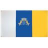 AZ FLAG Canarische Eilanden Vlag 150x90 cm Spaanse regio Canarias vlaggen 90 x 150 cm Banner 3x5 ft Hoge kwaliteit