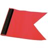 Lindemann Protestvlag ca.170x235mm met klittenbandsluiting rood