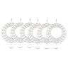 jayzee 6 Piec Blanks 3D Wind Spinners Hangende Wind Spinners voor Outdoor Tuin Decoratie C-8 Inch