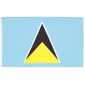 AZ FLAG Bandiera Santa Lucia 90x60 cm Flag AZ FLAG Bandiera Santa Lucia 90x60 cm Flag