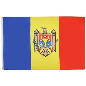 AZ FLAG - Moldova - 90x60 cm - Polyester 100D - Flag AZ FLAG - Moldova - 90x60 cm - Polyester 100D - Flag