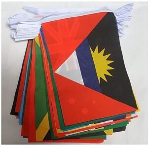 AZ FLAG O768 Vlaggen-Girlande - 54 Commonwealth Vlaggen Polyester 21x15cm AZ FLAG O768 Vlaggen-Girlande - 54 Commonwealth Vlaggen Polyester 21x15cm