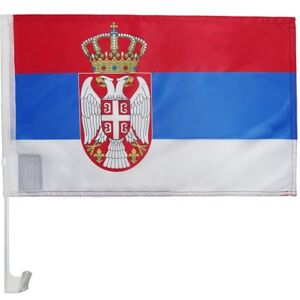 Carflag - Servië 45x30 - Servië - 45x30 cm - autovlag Carflag - Servië 45x30 - Servië - 45x30 cm - autovlag