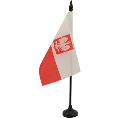 Az Flag - Poland Eagle - 15x10 cm - Flag Az Flag - Poland Eagle - 15x10 cm - Flag
