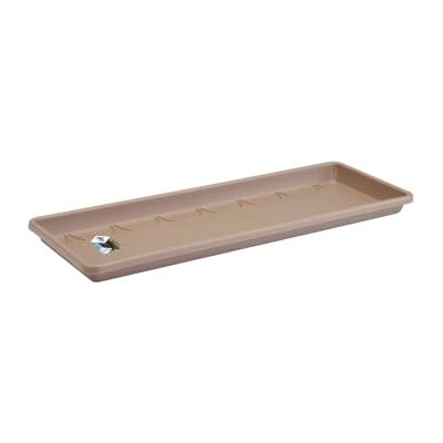 Elho Barcelona Trough Saucer 90cm Schotel Taupe L 17.1 x B 85.7 x H 2.8 cm Geschikt voor Buiten Elho Barcelona Trough Saucer 90cm Schotel Taupe L 17.1 x B 85.7 x H 2.8 cm Geschikt voor Buiten
