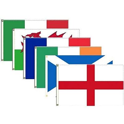 Az Flag Kit 6 Vlaggen Rugby Six Nations 90x60cm Az Flag Kit 6 Vlaggen Rugby Six Nations 90x60cm
