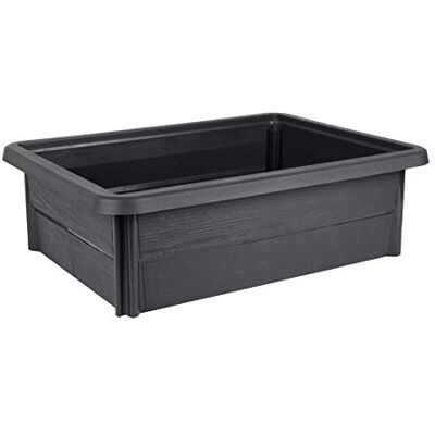Stadsmoestuin Bak Anthraciet - 79x59x24.2cm - 67L - Groentenbak Stadsmoestuin Bak Anthraciet - 79x59x24.2cm - 67L - Groentenbak
