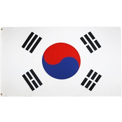 AZ FLAG - Korea South flag 150x90 - 80 g - 100% polyester - Flag AZ FLAG - Korea South flag 150x90 - 80 g - 100% polyester - Flag