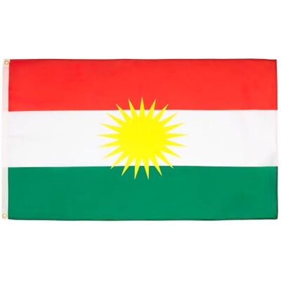 AZ FLAG - Kurdistan Flag - 90x60 cm - Indoor Outdoor - Flag AZ FLAG - Kurdistan Flag - 90x60 cm - Indoor Outdoor - Flag