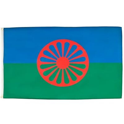 AZ FLAG - Bandiera Gitana 150x90cm - Polyester - Flag AZ FLAG - Bandiera Gitana 150x90cm - Polyester - Flag