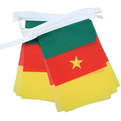 AZ FLAG Slinger 6 Meter - Camerun Vlaggen - Feston Gelijk AZ FLAG Slinger 6 Meter - Camerun Vlaggen - Feston Gelijk