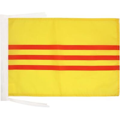 Az Flag - South Vietnam Flag 45x30 cm - Geel met rode strepen - Polyester - flag Az Flag - South Vietnam Flag 45x30 cm - Geel met rode strepen - Polyester - flag
