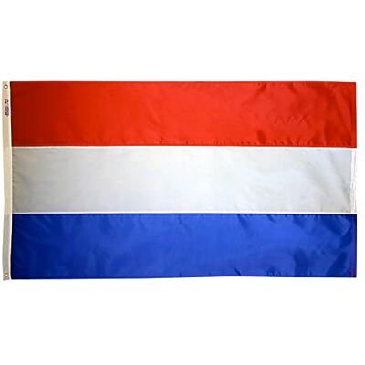 Annin Flagmakers Nederland Vlag 3x5 ft. Nylon SolarGuard Nyl-Glo 100% Gemaakt in USA naar officiële VN-ontwerpspecificaties door . Model 195990 Annin Flagmakers Nederland Vlag 3x5 ft. Nylon SolarGuard Nyl-Glo 100% Gemaakt in USA naar officiële VN-ontwerpspecificaties door . Model 195990