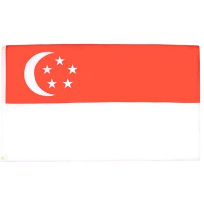 Az Flag - Singapore Flag 150x90 cm - 150x90 cm - Singapore - Flag Az Flag - Singapore Flag 150x90 cm - 150x90 cm - Singapore - Flag