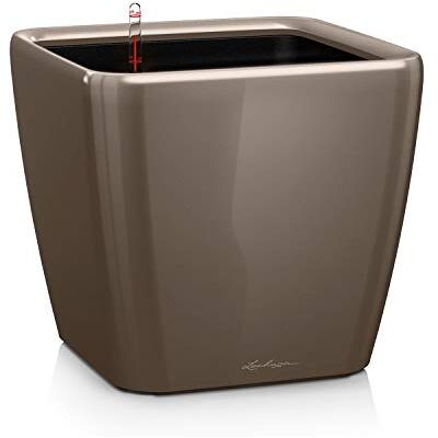 Lechuza QUADRO Premium LS 21 taupe hoogglans 16125 Lechuza QUADRO Premium LS 21 taupe hoogglans 16125
