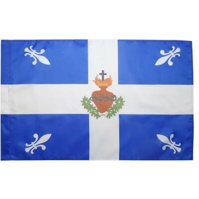 Az Flag Quebec Flag Carillon Sleeve Fleur De Ly - Flag Az Flag Quebec Flag Carillon Sleeve Fleur De Ly - Flag