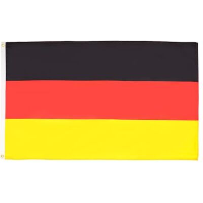 AZ FLAG Duitsland Vlag 90x60cm - Binnen Decoratie van Polyester AZ FLAG Duitsland Vlag 90x60cm - Binnen Decoratie van Polyester