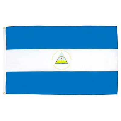 AZ FLAG - Nicaragua - 60x90 cm - Polyester 100D - Flag AZ FLAG - Nicaragua - 60x90 cm - Polyester 100D - Flag