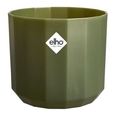 Elho Facet Round 19cm Bloempot Bos Groen ∅ 18.6 x H 16.7 cm Geschikt voor Binnen 100% Gerecycled Plastic Elho Facet Round 19cm Bloempot Bos Groen ∅ 18.6 x H 16.7 cm Geschikt voor Binnen 100% Gerecycled Plastic