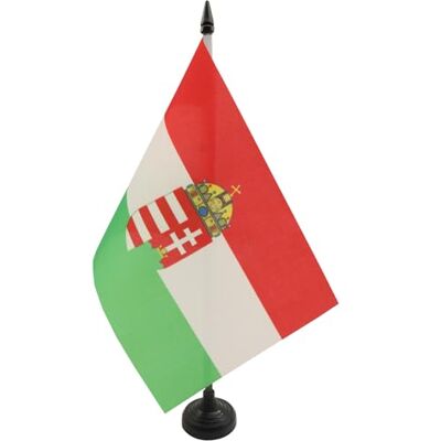 AZ Flag - Hungary Arms Table Flag - 21x14cm - Vlag AZ Flag - Hungary Arms Table Flag - 21x14cm - Vlag