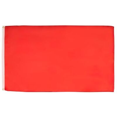 Az Flag Effenrode Rode Vlag - 150x90cm - Vlag voor Buiten Az Flag Effenrode Rode Vlag - 150x90cm - Vlag voor Buiten