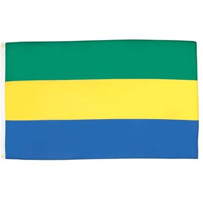 AZ FLAG - Gabon 90x60 cm - Groen Geel Blauw - Flag AZ FLAG - Gabon 90x60 cm - Groen Geel Blauw - Flag
