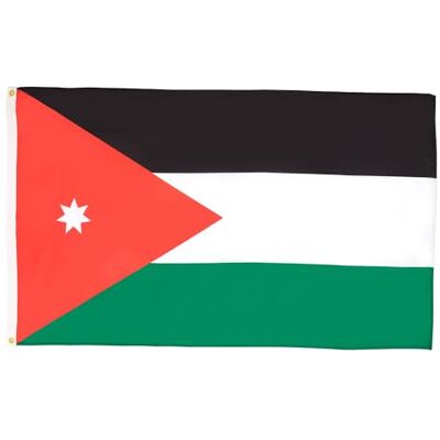 AZ Flag - Jordaniëvlag - 150x90cm - Polyester - Vlag AZ Flag - Jordaniëvlag - 150x90cm - Polyester - Vlag