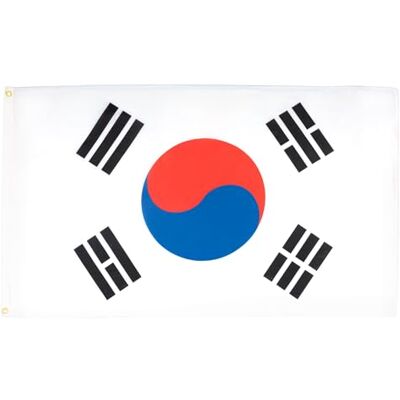 AZ FLAG - Korea Republic Flag - Zuid-Korea - 150x90 cm - Flag AZ FLAG - Korea Republic Flag - Zuid-Korea - 150x90 cm - Flag