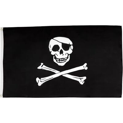 AZ FLAG Piraten Skull Vlag 250x150cm - Piraat & Skull Vlag AZ FLAG Piraten Skull Vlag 250x150cm - Piraat & Skull Vlag