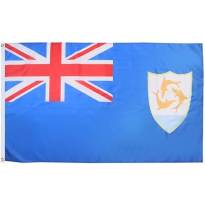 AZ Flag - Anguilla Flag - 150x90 cm - Polyester - Vlag AZ Flag - Anguilla Flag - 150x90 cm - Polyester - Vlag