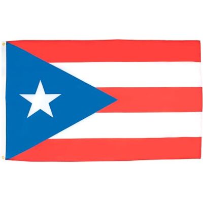 Vlag Puerto Rico 90x60cm - 90x60 cm; polyester; twee metalen oogjes - Vlag Vlag Puerto Rico 90x60cm - 90x60 cm; polyester; twee metalen oogjes - Vlag