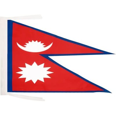 AZ FLAG - Bandiera Nepal 45x30cm - Cord - Flag AZ FLAG - Bandiera Nepal 45x30cm - Cord - Flag