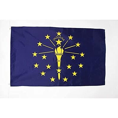 Az Flag Indiana Vlag 150x90cm - US State Vlag Az Flag Indiana Vlag 150x90cm - US State Vlag