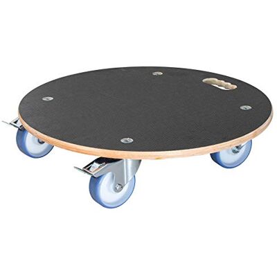 WAGNER Plantentrolley MAXIGRIP Ø 58 x 14,5 cm I Transporthulp & containertrolley voor binnen + buiten I transporthulp hout I 2 remmen I Draagvermogen 300 kg I Made in Germany 20116801 Rond, GH 1168, filmzeefplaat, Ø 580 mm, draagvermogen 300 kg WAGNER Plantentrolley MAXIGRIP Ø 58 x 14,5 cm I Transporthulp & containertrolley voor binnen + buiten I transporthulp hout I 2 remmen I Draagvermogen 300 kg I Made in Germany 20116801 Rond, GH 1168, filmzeefplaat, Ø 580 mm, draagvermogen 300 kg
