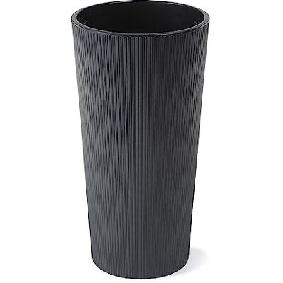 Siena Garden ECO pot Ronda antraciet 29,5 x 29,5 x 57,1 cm Siena Garden ECO pot Ronda antraciet 29,5 x 29,5 x 57,1 cm