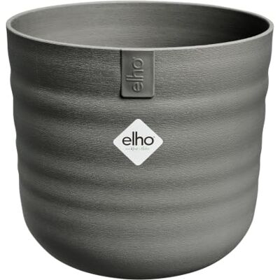 Elho Dune Rond 30cm Bloempot Warm Anthracite Ø 29.7 x H 27.1 cm 100% Gerecycled Plastic Elho Dune Rond 30cm Bloempot Warm Anthracite Ø 29.7 x H 27.1 cm 100% Gerecycled Plastic