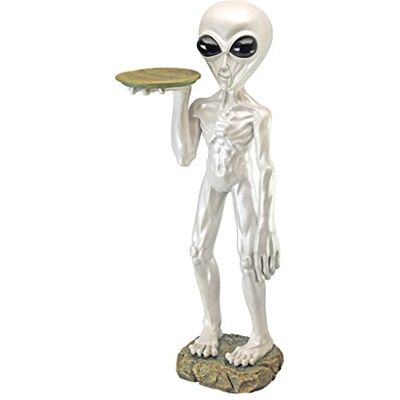 Design Toscano Roswell, de Alien, Butler Figuur Design Toscano Roswell, de Alien, Butler Figuur
