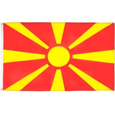 Az Flag - Macedonian Flag - 90x60 cm - Vlag Az Flag - Macedonian Flag - 90x60 cm - Vlag