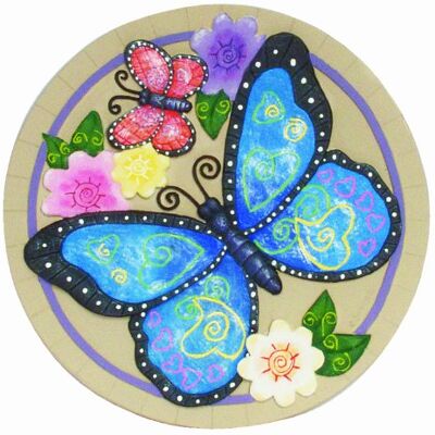 Spoontiques Tuindecoratie Vlinder Stapsteen Decoratieve Steen voor Tuin Spoontiques Tuindecoratie Vlinder Stapsteen Decoratieve Steen voor Tuin
