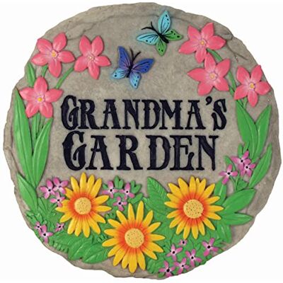 Spoontiques Tuindecoratie Oma's tuin springplank decoratieve steen voor tuin Spoontiques Tuindecoratie Oma's tuin springplank decoratieve steen voor tuin