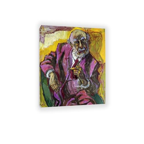 LZ6J8C9 Otto Dix Prints-Otto Dix Poster-Vrouw Portret-Abstract Expressionisme Schilderen-Muurschildering Canvas Posters Moderne Slaapkamer Decor 80 x 104 cm Binnenframe