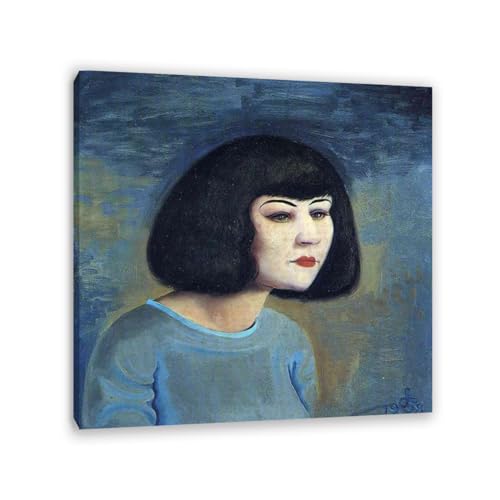 LZ6J8C9 Otto Dix Prints-Otto Dix Poster-Vrouw-Abstract Expressionisme Schilderen-Muurschildering Canvas Posters Moderne Slaapkamer Decor 30 x 30 cm Binnenframe